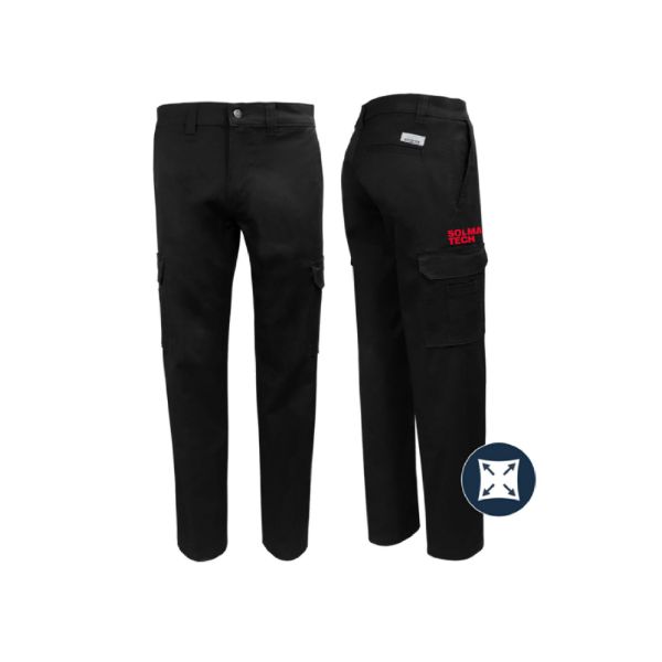 Image de Pantalon travail cargo extensible doublé 011EXD