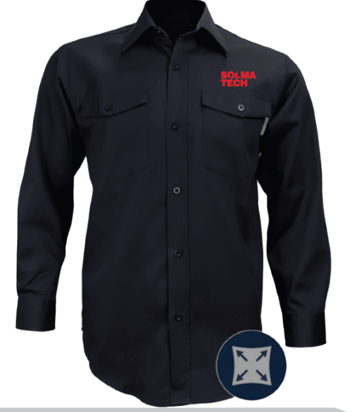 Image de Chemise de travail extensible robuste homme 625EX